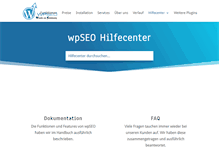 Tablet Screenshot of helpdesk.wpseo.de